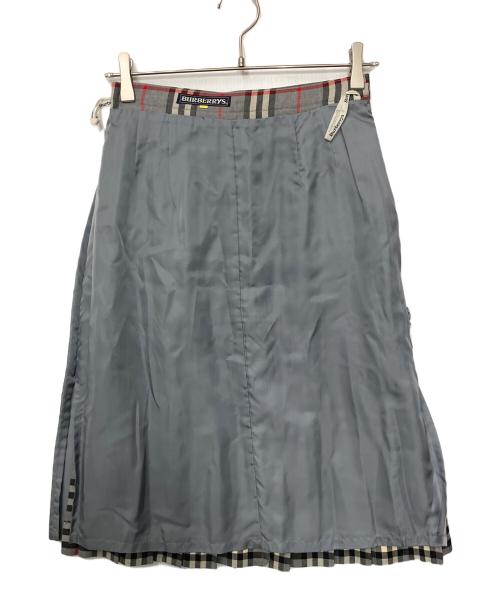Burberry's（バーバリーズ）Burberry's (バーバリーズ) ノバチェックスカート グレー サイズ:不明の古着・服飾アイテム