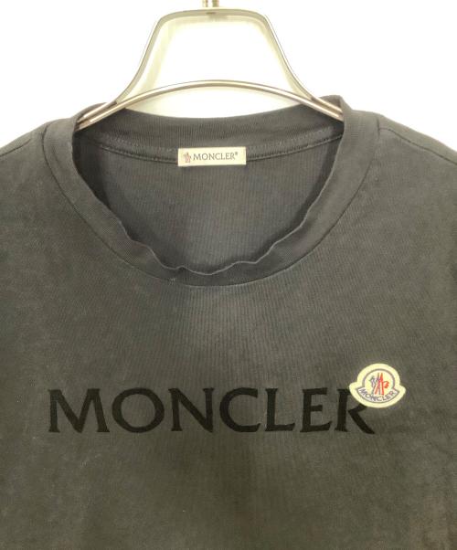 MONCLER（モンクレール）MONCLER (モンクレール) 半袖カットソー ブラック サイズ:Mの古着・服飾アイテム