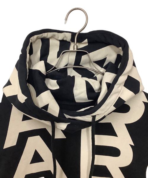 MARC JACOBS（マークジェイコブス）MARC JACOBS (マークジェイコブス) プルオーバーパーカー ブラック×ベージュ サイズ:XSの古着・服飾アイテム