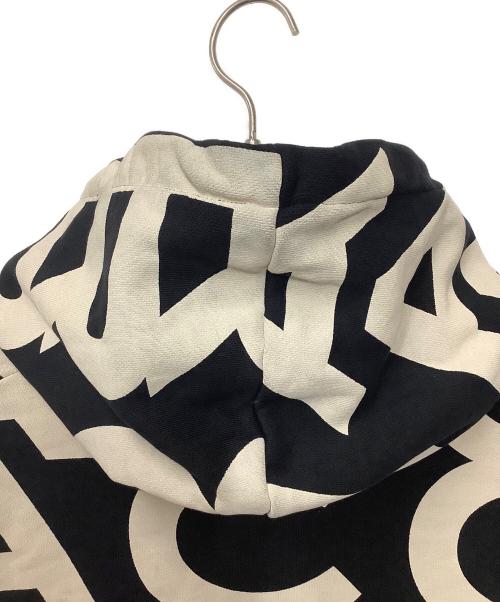 MARC JACOBS（マークジェイコブス）MARC JACOBS (マークジェイコブス) プルオーバーパーカー ブラック×ベージュ サイズ:XSの古着・服飾アイテム