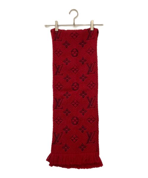 LOUIS VUITTON（ルイ ヴィトン）LOUIS VUITTON (ルイ ヴィトン) エシャルプ・ロゴマニア レッドの古着・服飾アイテム