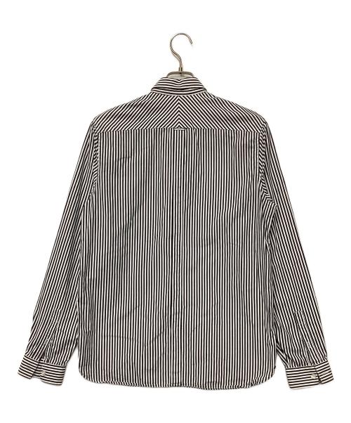 FRED PERRY（フレッドペリー）FRED PERRY (フレッドペリー) 長袖シャツ ネイビー×ホワイト サイズ:Mの古着・服飾アイテム