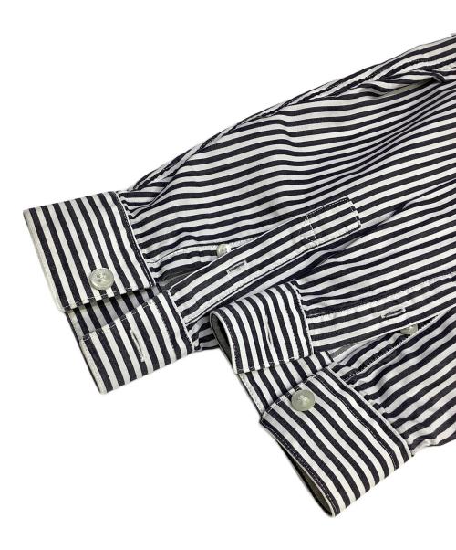 FRED PERRY（フレッドペリー）FRED PERRY (フレッドペリー) 長袖シャツ ネイビー×ホワイト サイズ:Mの古着・服飾アイテム