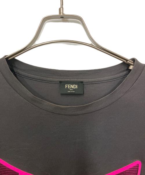 FENDI（フェンディ）FENDI (フェンディ) 長袖カットソー グレー サイズ:Lの古着・服飾アイテム