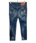 DSQUARED2 (ディースクエアード) デニムパンツ インディゴ サイズ:46：10000円