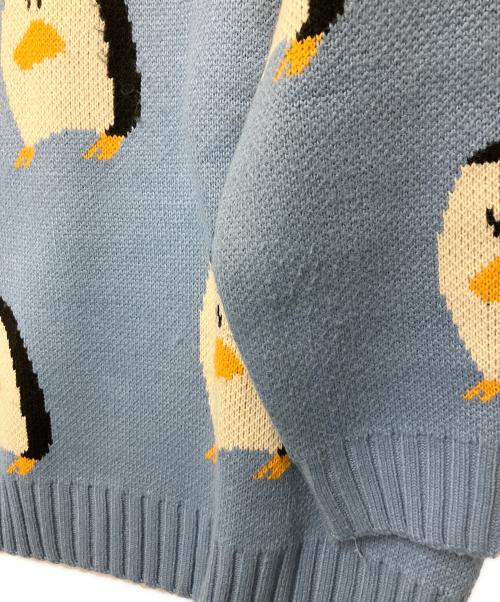 MAMC（エムエーエムシー）MAMC (エムエーエムシー) 厚手ニット ブルー サイズ:Lの古着・服飾アイテム