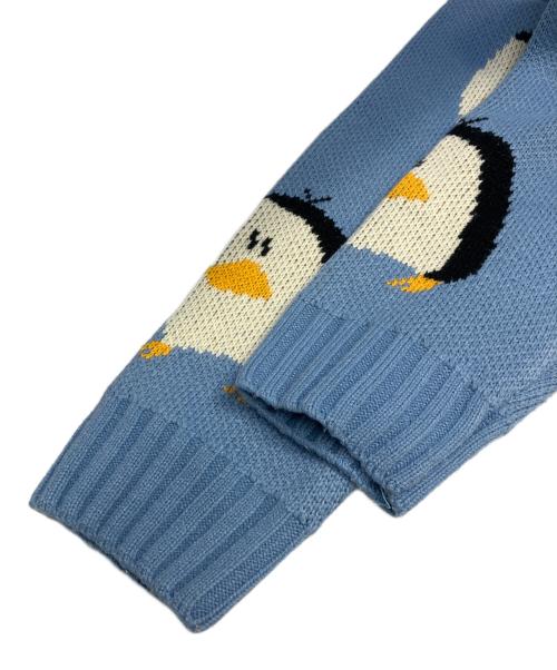 MAMC（エムエーエムシー）MAMC (エムエーエムシー) 厚手ニット ブルー サイズ:Lの古着・服飾アイテム