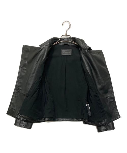 ALL SAINTS（オールセインツ）ALL SAINTS (オールセインツ) レザージャケット ブラック サイズ:UK3の古着・服飾アイテム
