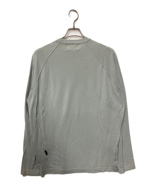 STONE ISLAND（ストーンアイランド）STONE ISLAND (ストーンアイランド) 薄手ニット ブルー サイズ:XXLの古着・服飾アイテム