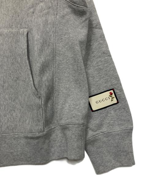 GUCCI（グッチ）GUCCI (グッチ) パーカー グレー サイズ:Mの古着・服飾アイテム