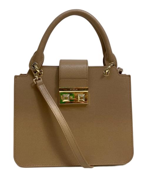 FURLA（フルラ）FURLA (フルラ) 2WAYバッグ ブラウンの古着・服飾アイテム