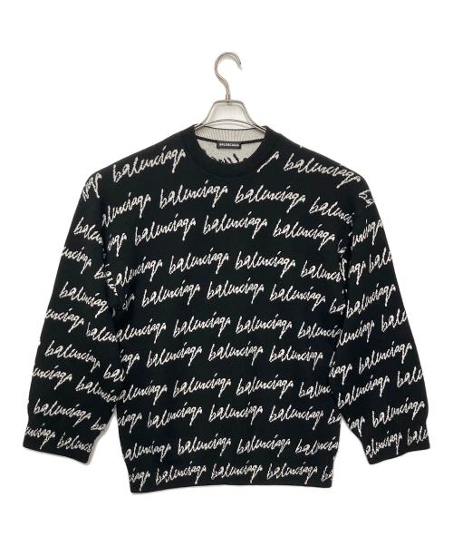 BALENCIAGA（バレンシアガ）BALENCIAGA (バレンシアガ) 厚手ニット ブラック サイズ:Sの古着・服飾アイテム