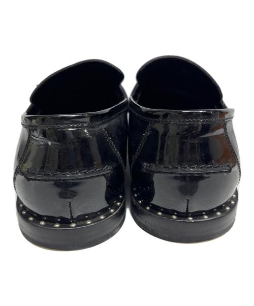 JIMMY CHOO（ジミーチュウ）JIMMY CHOO (ジミーチュウ) コインローファー ブラック サイズ:26の古着・服飾アイテム