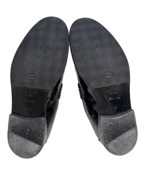 JIMMY CHOO（ジミーチュウ）JIMMY CHOO (ジミーチュウ) コインローファー ブラック サイズ:26の古着・服飾アイテム