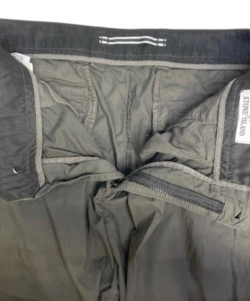 STONE ISLAND（ストーンアイランド）STONE ISLAND (ストーンアイランド) テーパードパンツ ブラック サイズ:W33の古着・服飾アイテム