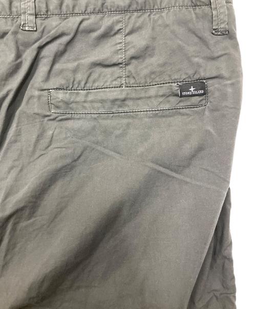 STONE ISLAND（ストーンアイランド）STONE ISLAND (ストーンアイランド) テーパードパンツ ブラック サイズ:W33の古着・服飾アイテム