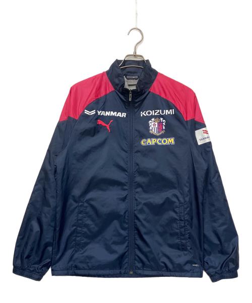 PUMA（プーマ）PUMA (プーマ) ウインドブレーカー ネイビー×ピンク サイズ:Lの古着・服飾アイテム