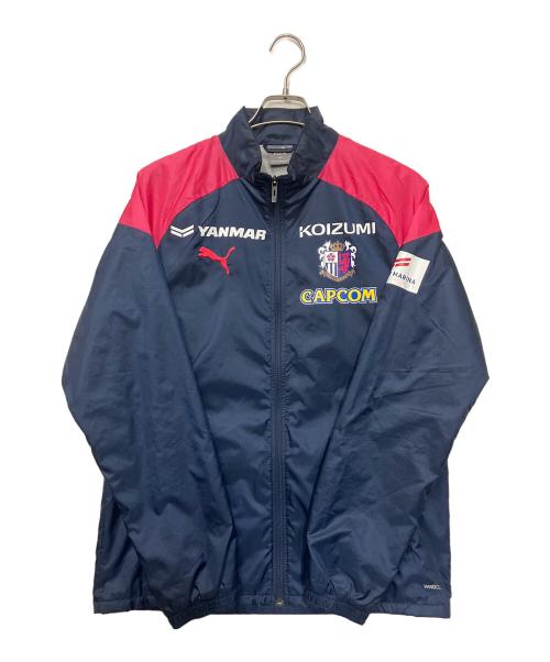 PUMA（プーマ）PUMA (プーマ) ウインドブレーカー ネイビー×ピンク サイズ:Lの古着・服飾アイテム