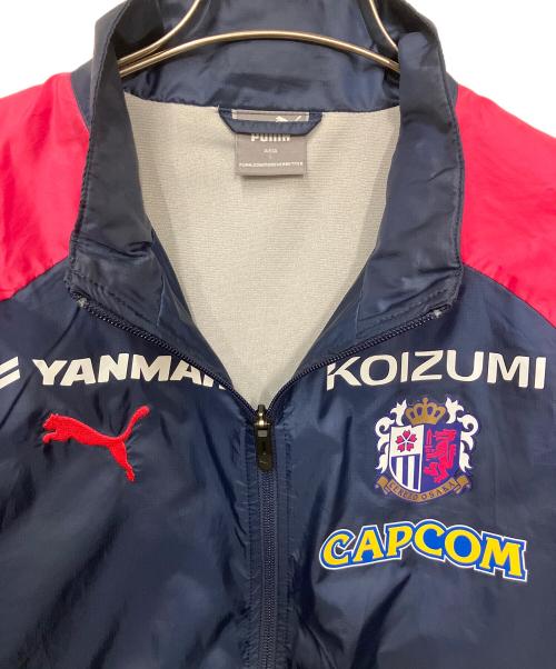 PUMA（プーマ）PUMA (プーマ) ウインドブレーカー ネイビー×ピンク サイズ:Lの古着・服飾アイテム