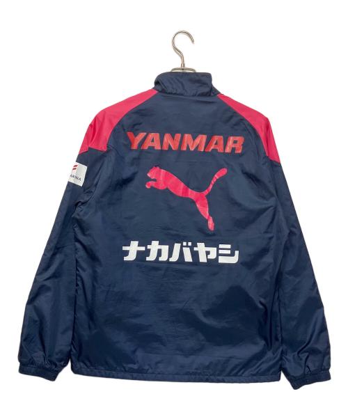 PUMA（プーマ）PUMA (プーマ) ウインドブレーカー ネイビー×ピンク サイズ:Lの古着・服飾アイテム