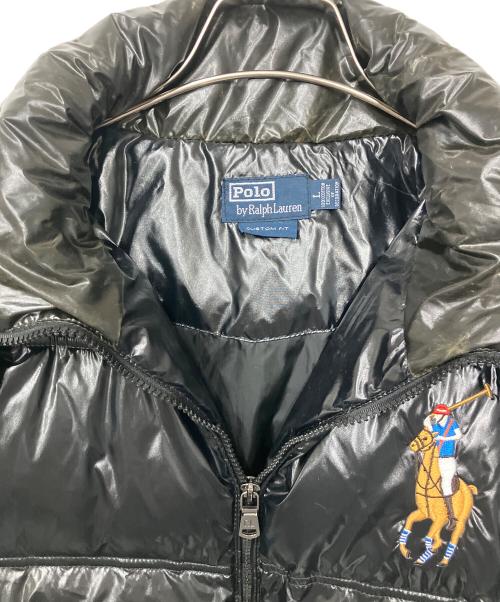 POLO RALPH LAUREN（ポロ・ラルフローレン）POLO RALPH LAUREN (ポロ・ラルフローレン) ダウンジャケット ブラック サイズ:Lの古着・服飾アイテム