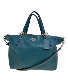 COACH（コーチ）の古着「2WAYバッグ」｜ブルー