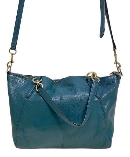 COACH（コーチ）COACH (コーチ) 2WAYバッグ ブルーの古着・服飾アイテム