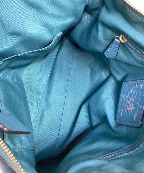 COACH（コーチ）COACH (コーチ) 2WAYバッグ ブルーの古着・服飾アイテム