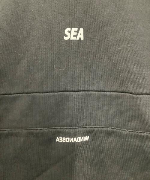 SEA（シー）SEA (シー) プルオーバーパーカー ブラック サイズ:Lの古着・服飾アイテム