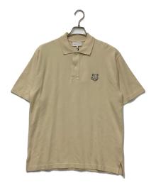 maison kitsune（メゾンキツネ）の古着「ポロシャツ」｜ベージュ