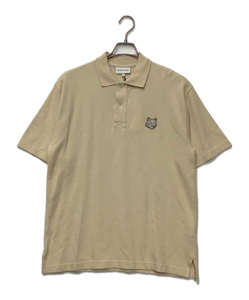 maison kitsune（メゾンキツネ）maison kitsune (メゾンキツネ) ポロシャツ ベージュ サイズ:XSの古着・服飾アイテム