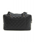 CHANEL (シャネル) ボーリングバッグ ブラック カンボン A25171  レザー 8999433：99800円
