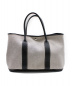 HERMES (エルメス) トートバッグ グレー×ブラック ガーデンパーティPM トワルアッシュ □J　2006年：74800円