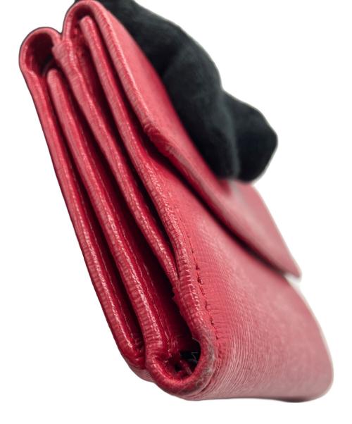 FURLA（フルラ）FURLA (フルラ) 3つ折り財布 レッドの古着・服飾アイテム