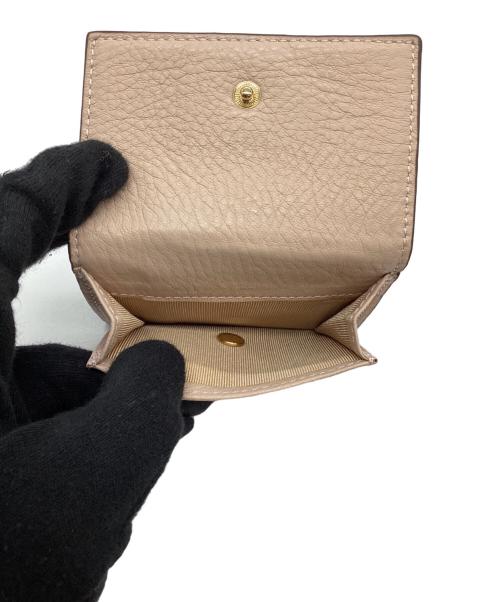 COCOCELUX GOLD（ココセリュックスゴールド）COCOCELUX GOLD (ココセリュックスゴールド) ミニウォレット ベージュの古着・服飾アイテム