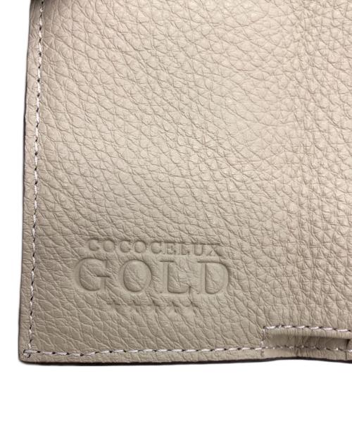 COCOCELUX GOLD（ココセリュックスゴールド）COCOCELUX GOLD (ココセリュックスゴールド) ミニウォレット ベージュの古着・服飾アイテム