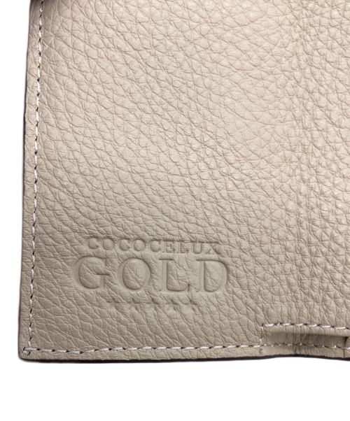 COCOCELUX GOLD（ココセリュックスゴールド）COCOCELUX GOLD (ココセリュックスゴールド) ミニウォレット ベージュの古着・服飾アイテム