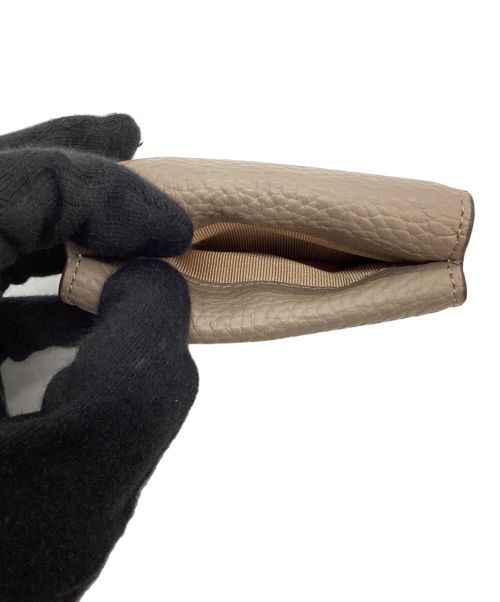 COCOCELUX GOLD（ココセリュックスゴールド）COCOCELUX GOLD (ココセリュックスゴールド) ミニウォレット ベージュの古着・服飾アイテム