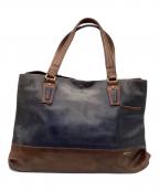 master-pieceマスターピース）の古着「トートバッグ」｜ブラック×ブラウン