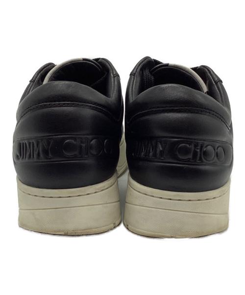 JIMMY CHOO（ジミーチュウ）JIMMY CHOO (ジミーチュウ) スニーカー ブラック×ホワイト サイズ:38の古着・服飾アイテム