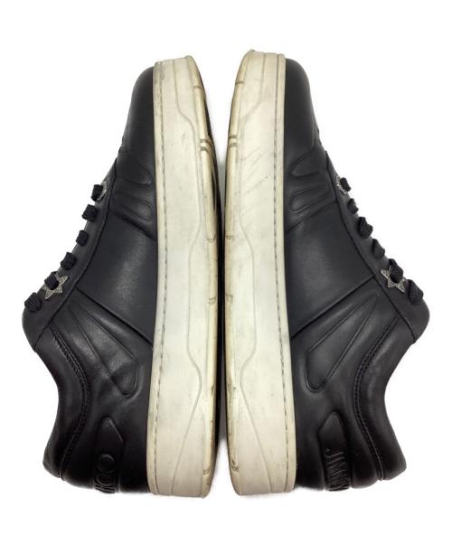 JIMMY CHOO（ジミーチュウ）JIMMY CHOO (ジミーチュウ) スニーカー ブラック×ホワイト サイズ:38の古着・服飾アイテム