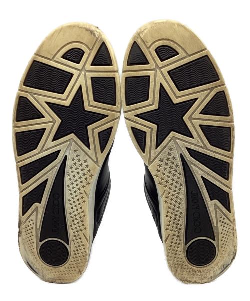 JIMMY CHOO（ジミーチュウ）JIMMY CHOO (ジミーチュウ) スニーカー ブラック×ホワイト サイズ:38の古着・服飾アイテム