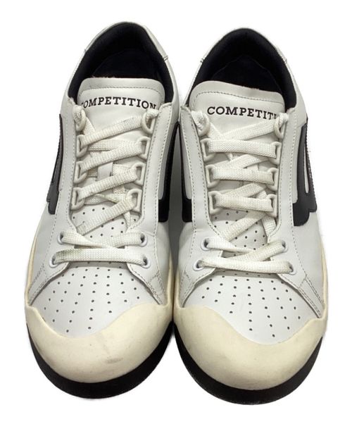 BALLY（バリー）BALLY (バリー) レザースニーカー ホワイト×ブラック サイズ:EU8eの古着・服飾アイテム