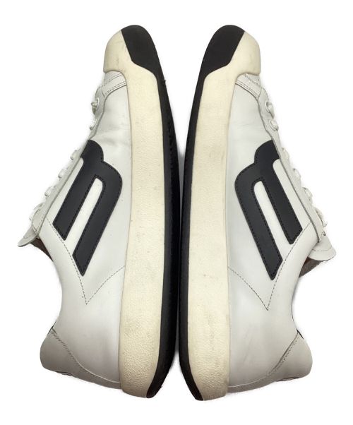 BALLY（バリー）BALLY (バリー) レザースニーカー ホワイト×ブラック サイズ:EU8eの古着・服飾アイテム