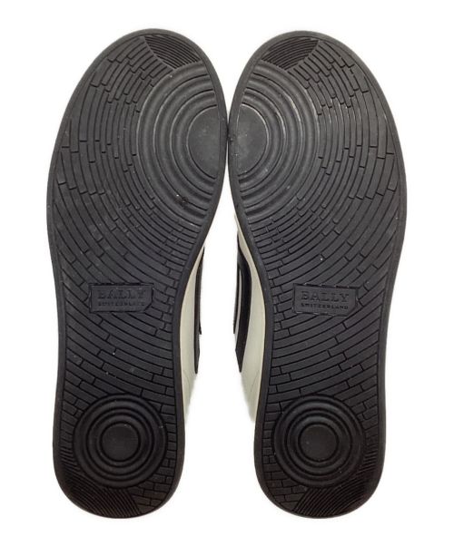 BALLY（バリー）BALLY (バリー) レザースニーカー ホワイト×ブラック サイズ:EU8eの古着・服飾アイテム