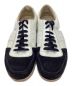 Ferragamo (フェラガモ) レザースニーカー ネイビー×ホワイト サイズ:9：5000円