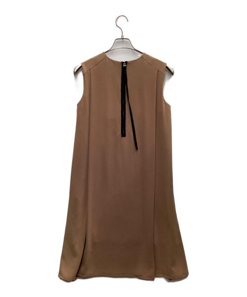 robelite&Co（ローベリテアンドシーオー）ROBELITE＆CO (ローベリテアンドシーオー) ノースリーブワンピース モカ サイズ:38 未使用品の古着・服飾アイテム