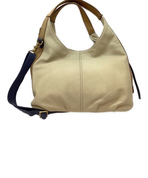 VIOLAd'ORO（ヴィオラドーロ）VIOLAd'ORO (ヴィオラドーロ) ハンドバッグ ベージュの古着・服飾アイテム