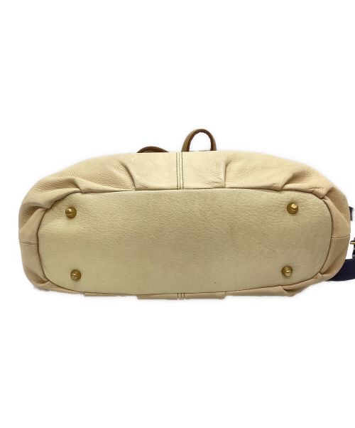 VIOLAd'ORO（ヴィオラドーロ）VIOLAd'ORO (ヴィオラドーロ) ハンドバッグ ベージュの古着・服飾アイテム