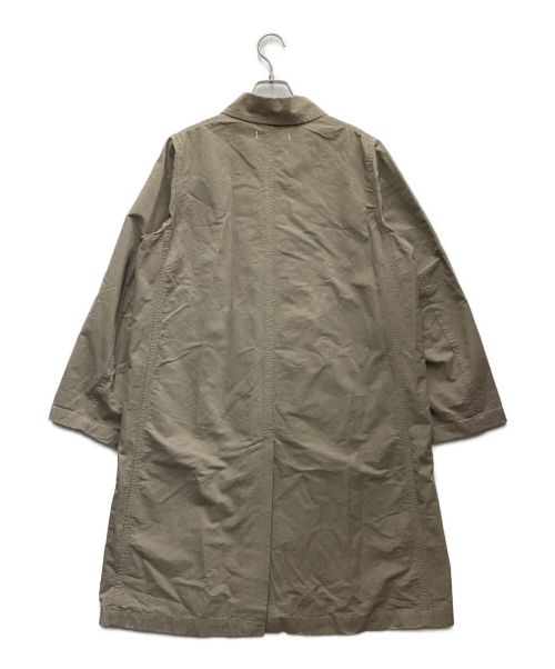 SETTO（セット）SETTO (セット) 和紙ステンカラーコート カーキ サイズ:Sの古着・服飾アイテム